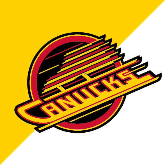 skate logo, full color on yellow and white background without registered trademark variant