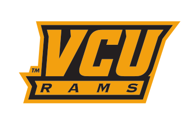 VCU RAMS wordmark, gold/black variant, cell 27