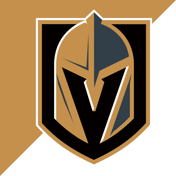 Vegas Golden Knights logo, full color without R on light background variant