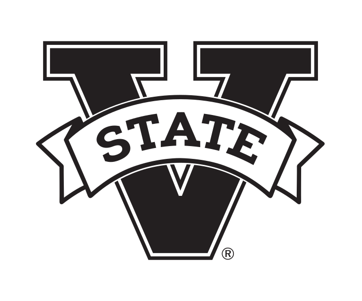 V State logo, black/white on white variant, cell 3