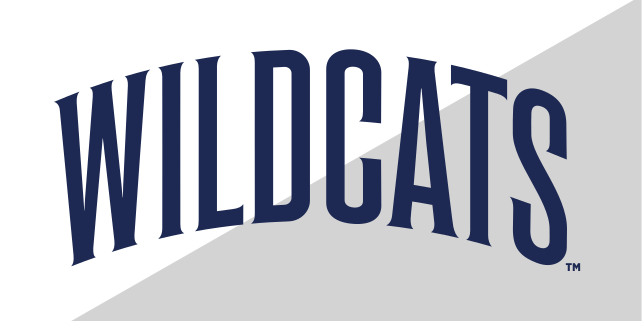 Wildcats wordmark, block, blue/navy variant, cell 35