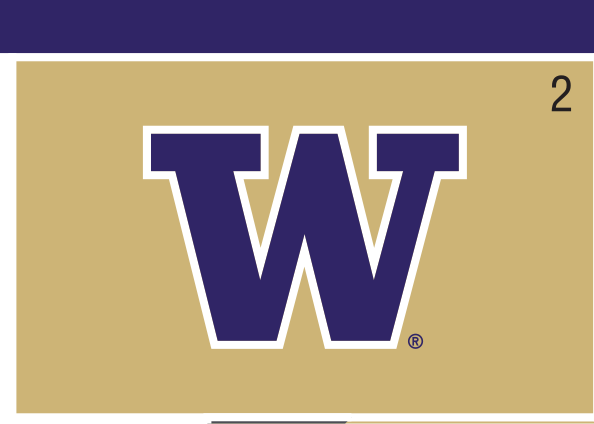 Athletic Logo, Purple W on gold variant, cell 2