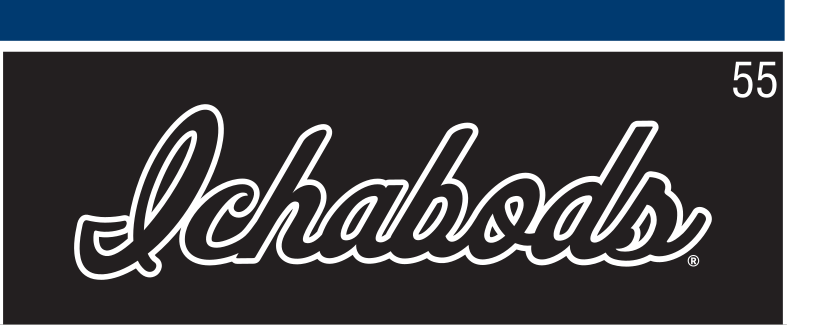 Ichabods script, white on black variant, cell 55