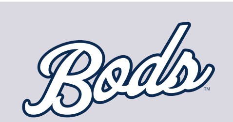 Bods script, blue/white on light grey, outline variant, cell 69