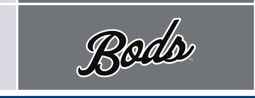 Bods script, white on dark grey, outline variant, cell 72