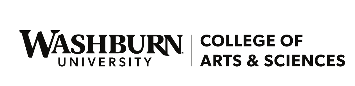 Washburn University College of Arts & Sciences, horizontal black variant, cell 79