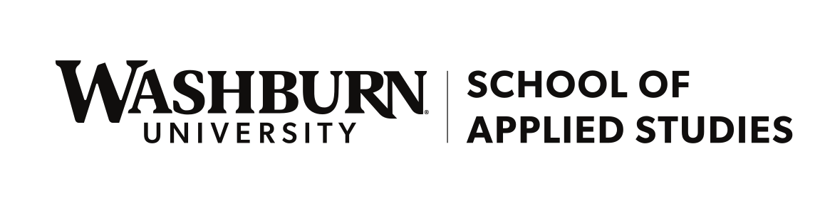 Washburn University School of Applied Studies, horizontal black variant, cell 82