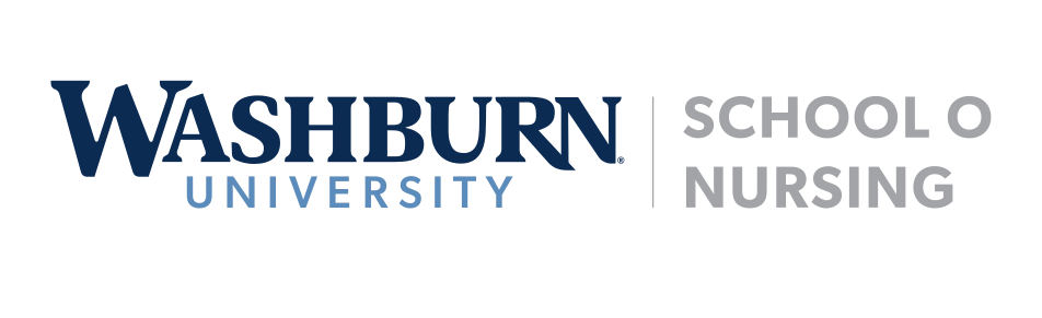 Washburn University School of Nursing, horizontal color variant, cell 90