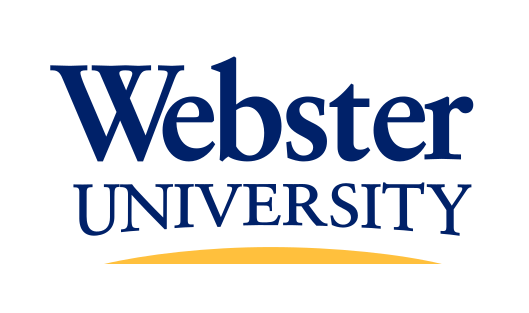Webster University wordmark, color variant, cell 1