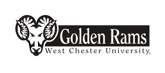 Golden Rams logo, black/white variant, cell 45