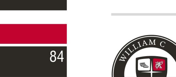 university seal, simplified, shield with cross and book, red on white variant, cell 101