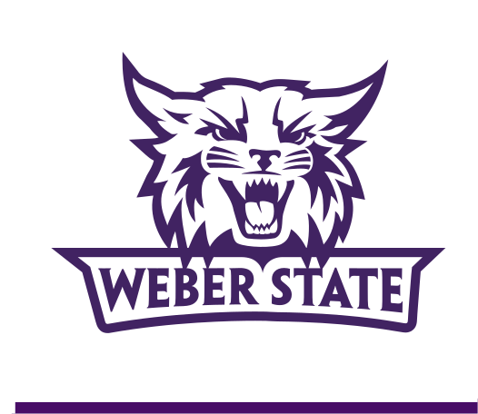 Primary Athletic Logo, purple outline on white variant, cell 7