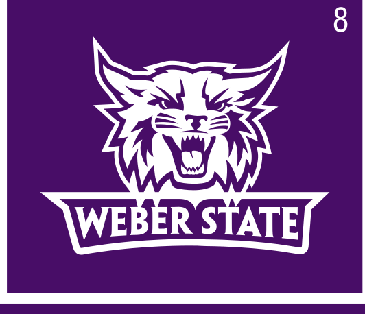 Primary Athletic Logo, white outline on purple variant, cell 8