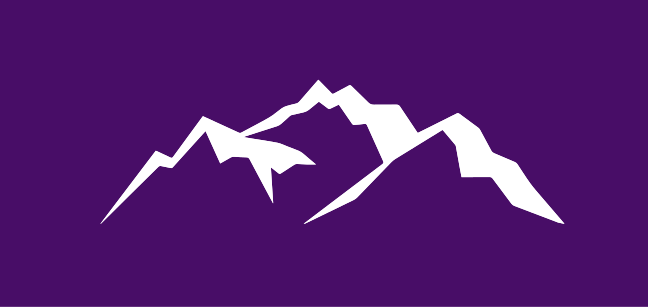 WSU Mountain Mark, white on purple variant, cell 59