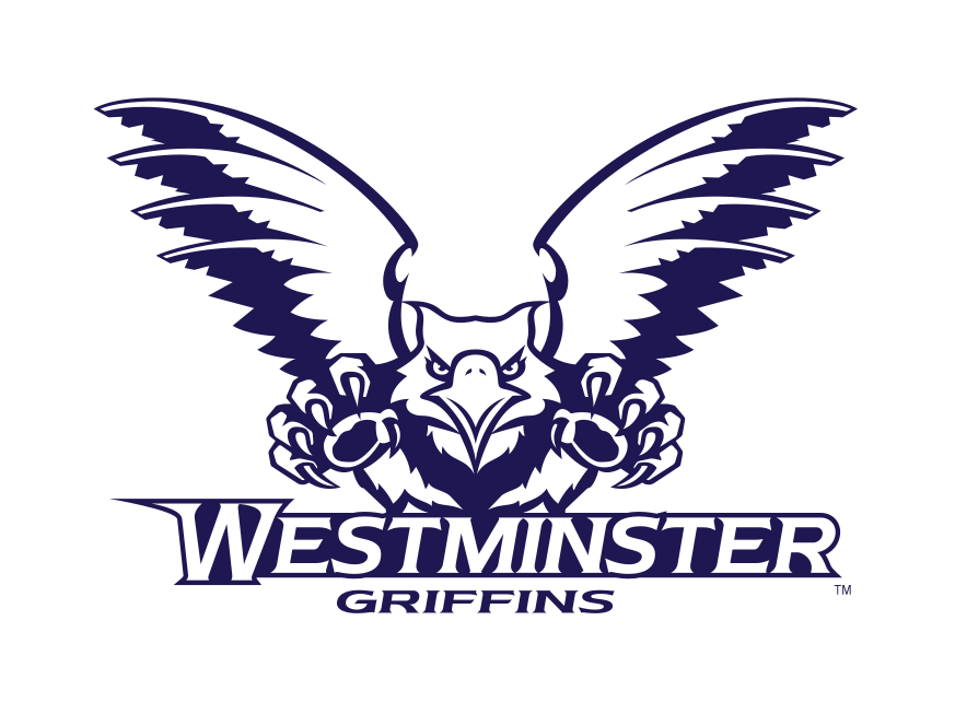 Griffin with wordmark, one color on white variant, cell 3