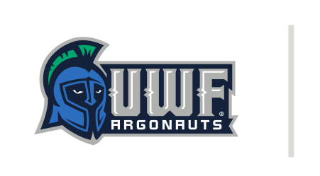 UWF Argonauts wordmark, full color variant, cell 19