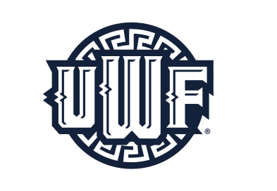 UWF lettermark in circle, 1-color outline variant, cell 57