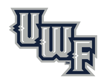 UWF script lettermark, full color variant, cell 97