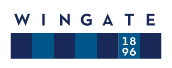 Wingate flag logo, full color horizontal variant