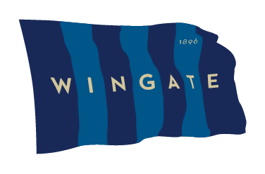 Wingate Flying Flag Logo, full color variant