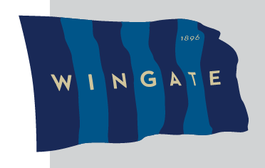 Wingate Flying Flag Logo, full color variant