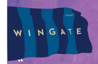 Wingate University, flying flag variant