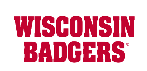 Wisconsin Badgers wordmark, red variant