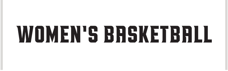 wordmark WOMEN'S BASKETBALL, black variant, cell 66