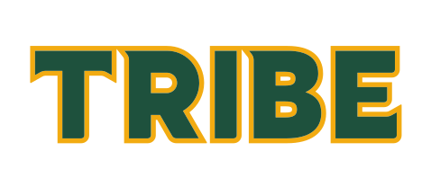 Tribe wordmark, color variant, cell 35