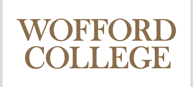 Wofford College wordmark, gold variant, cell 4