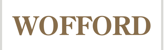 Wofford wordmark, gold variant, cell 7