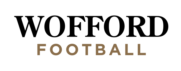 Wofford Football wordmark, black variant, cell 20