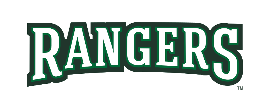 Rangers wordmark, full color variant, cell 6