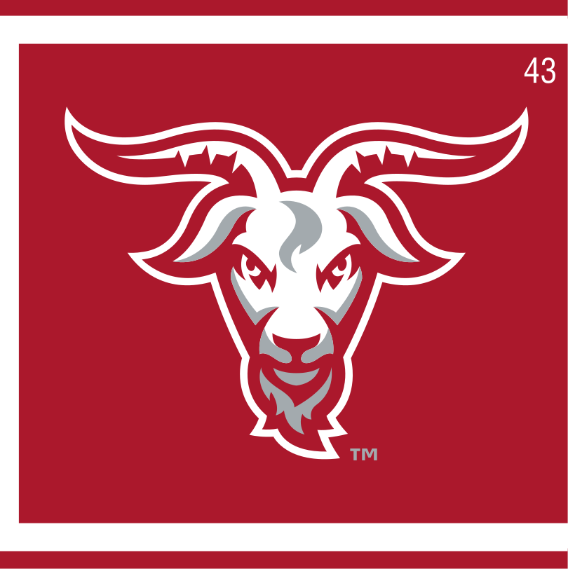 goat head secondary mark, color on maroon variant, cell 43