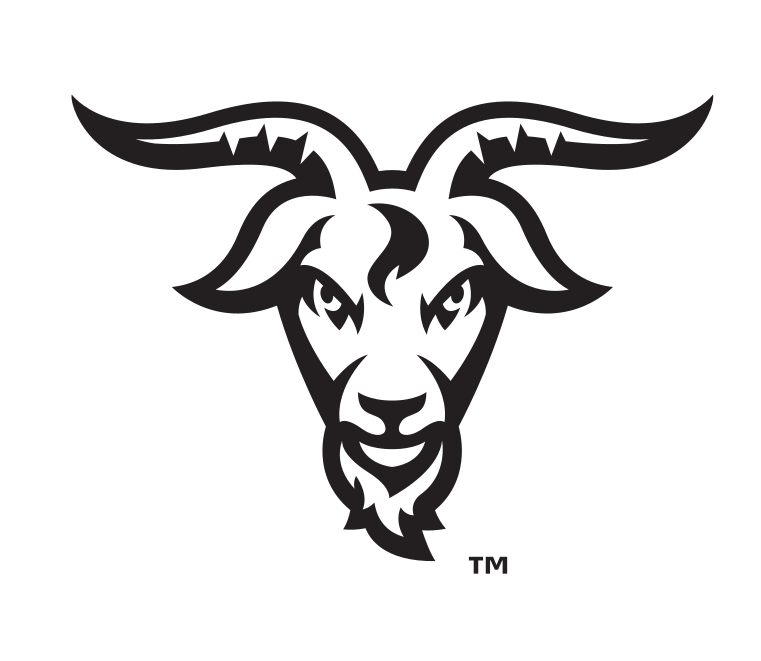goat head secondary mark, black on white variant, cell 44
