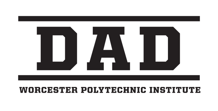 DAD wordmark, black variant, cell 70
