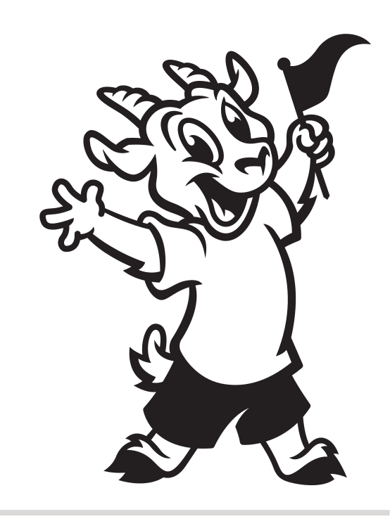 mascot, black/white variant, cell 75