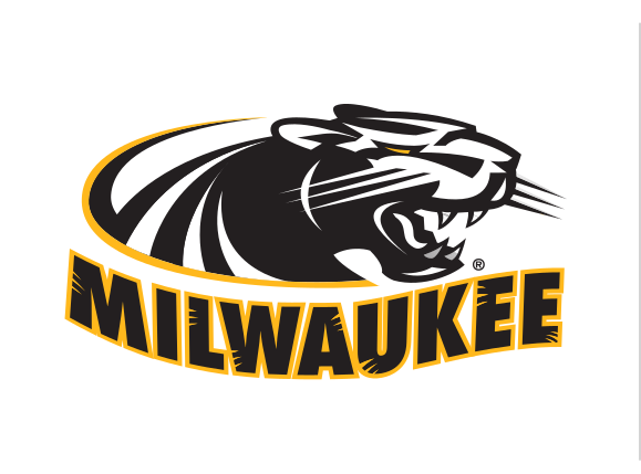 Panther head with MILWAUKEE wordmark, gold/black embroidery variant, cell 6