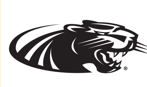 Panther head, black/white variant, cell 11