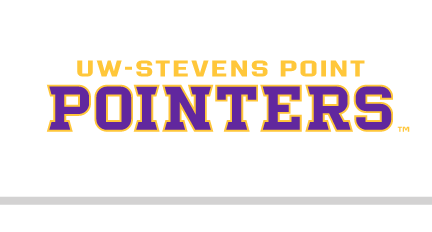 UW-Stevens Point Pointers wordmark stacked, 2-color variant, cell 53