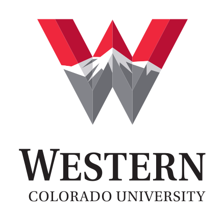 Western Colorado University primary mark, stacked, full color variant, cell 3