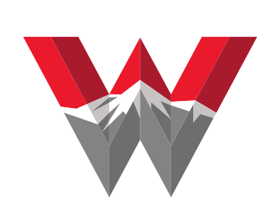 W mountain icon, full color variant, cell 11