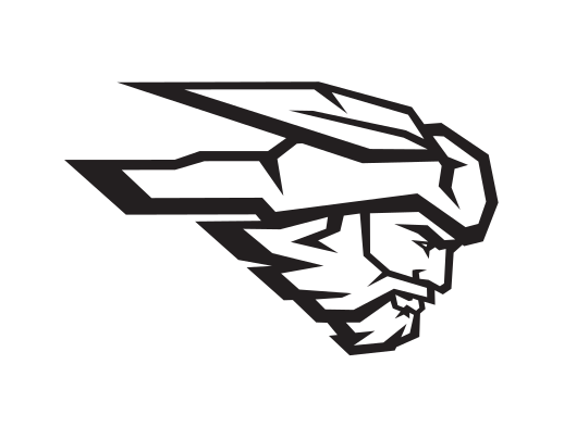 Mad Jack mascot head, black outline variant, cell 23