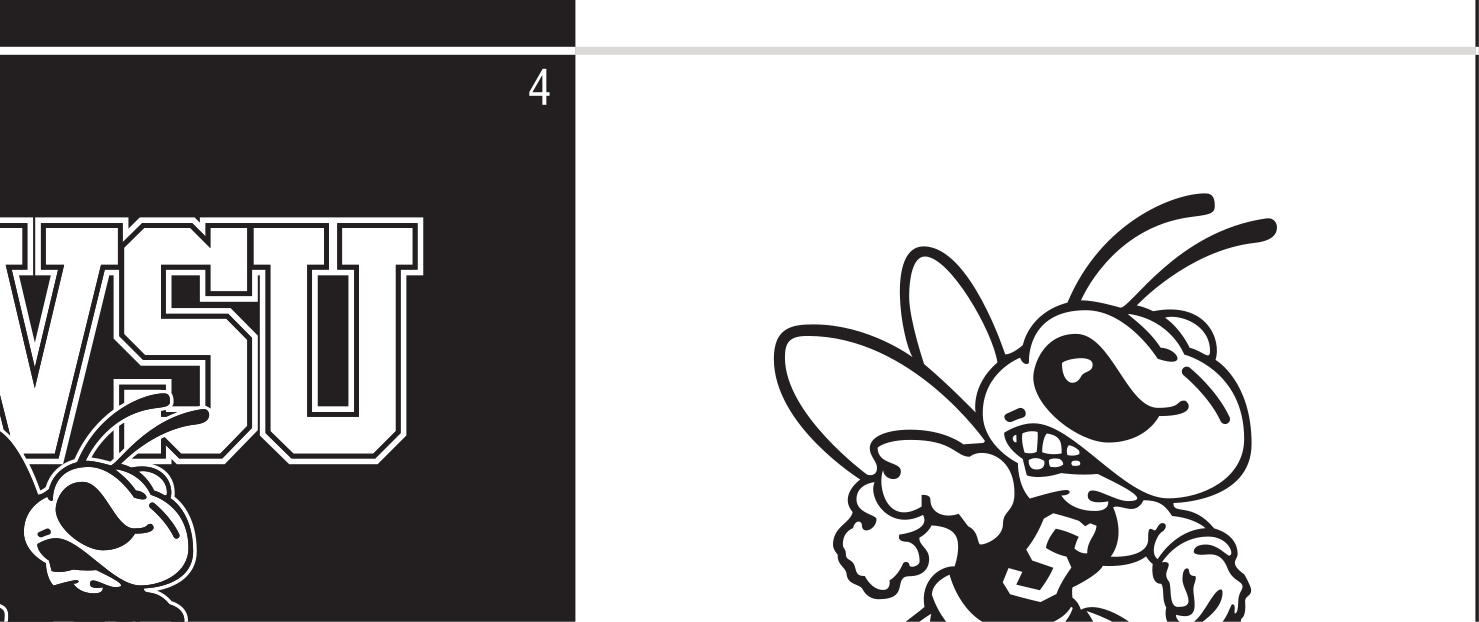 hornet mascot, full color on black variant, cell 6