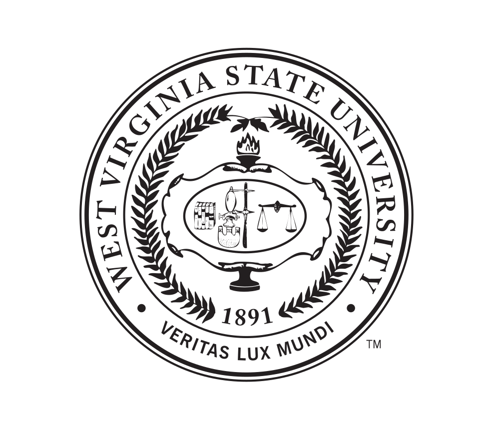 West Virginia State University seal, black variant, cell 27