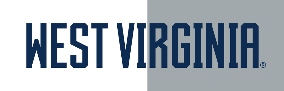 West Virginia wordmark, blue variant, cell 5