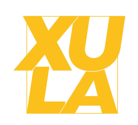 XULA lettermark, stacked, color variant, cell 11