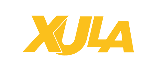 XULA wordmark, full color variant, cell 15