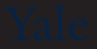 Yale wordmark, insufficient contrast variant