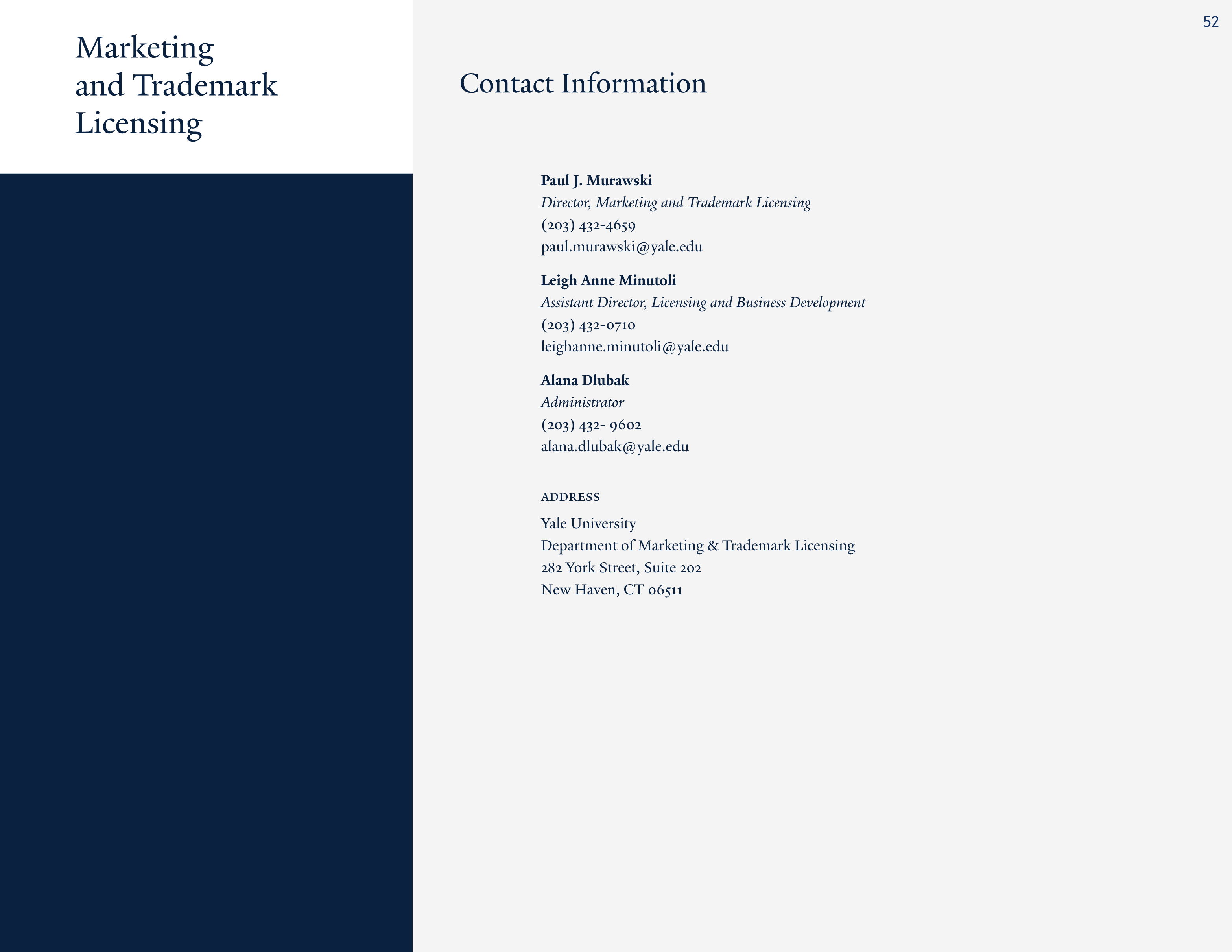 Full Page Guideline Sheet, Standard variant